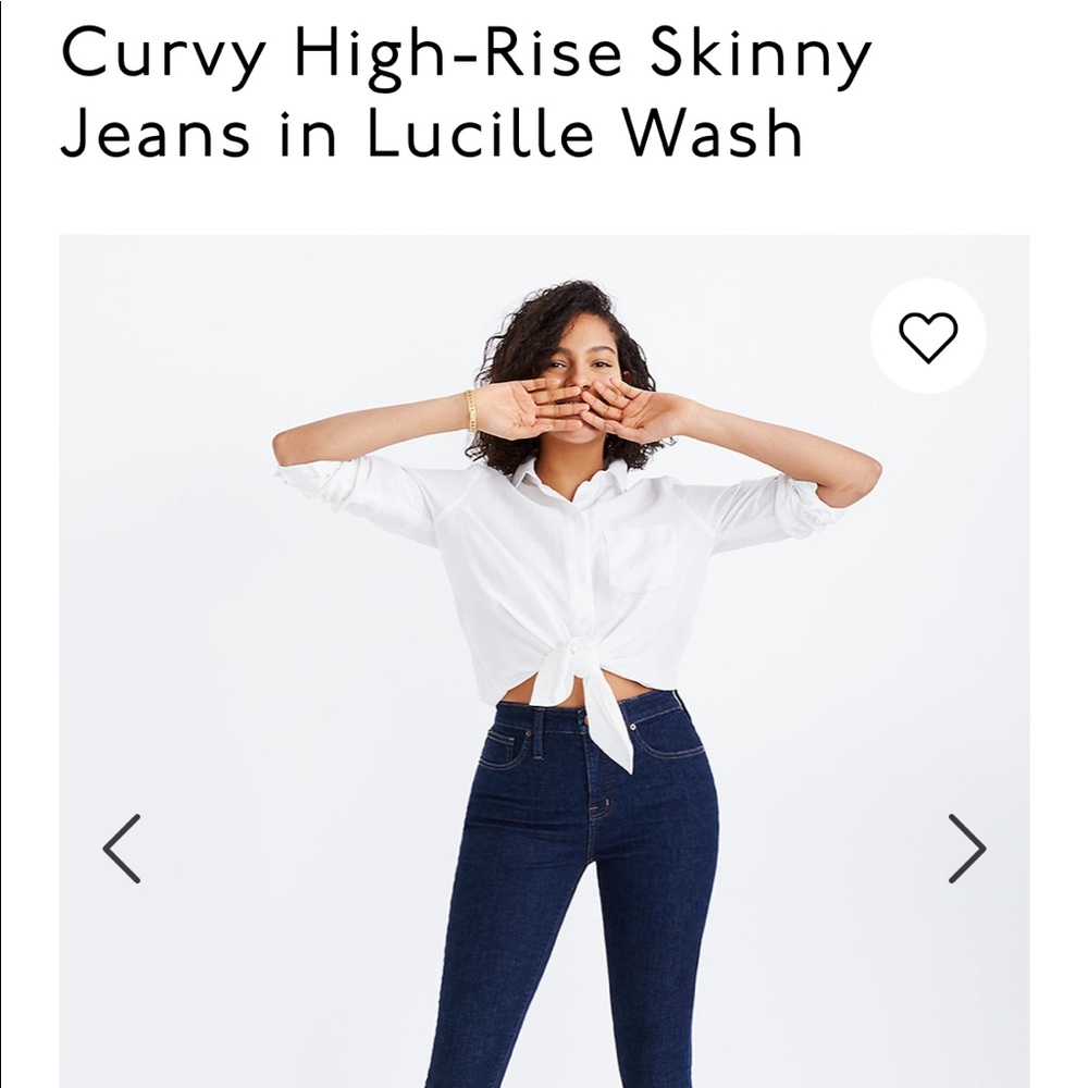 Madewell Curvy High-Rise Skinny Jean